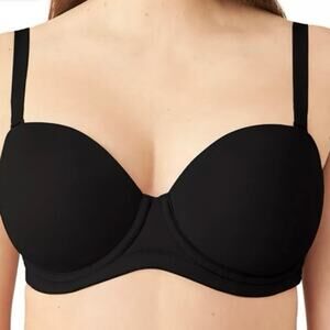 NEW Wacoal Size 32G Red Carpet Strapless Underwire Bra Convertible Black 854119